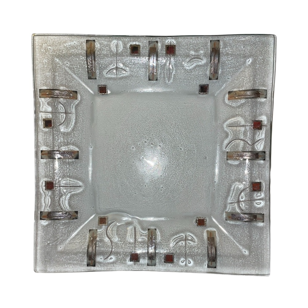 MCM  Glass Tray with Embedded Copper and Wire